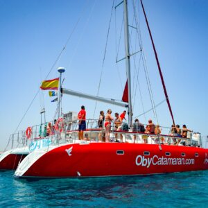 Catamarán Oby Freebird de 50 plazas en la Isla de Lobos